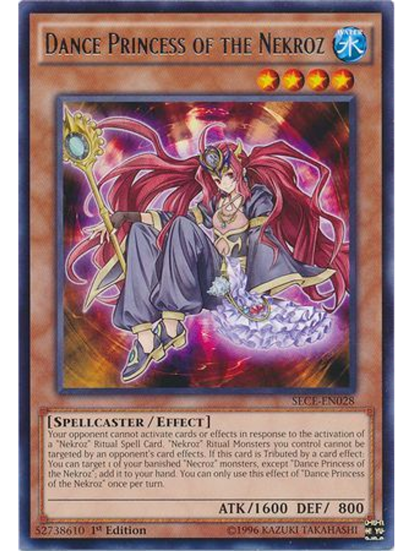 Dance Princess of the Nekroz - SECE-EN028 - Rare 1st Edition 1