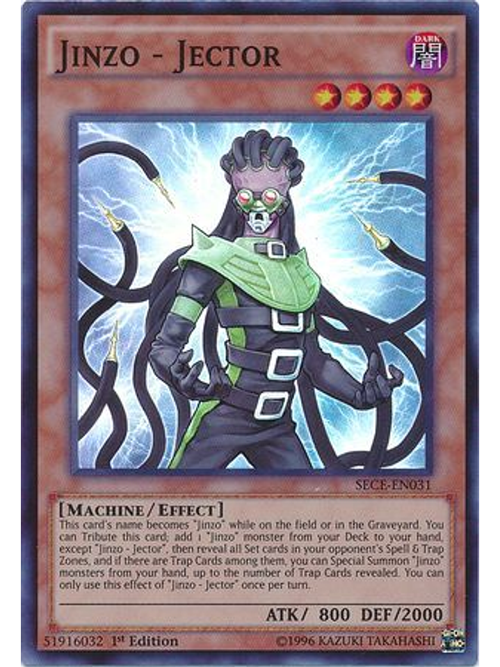 Jinzo - Jector - SECE-EN031 - Super Rare 1st Edition 1