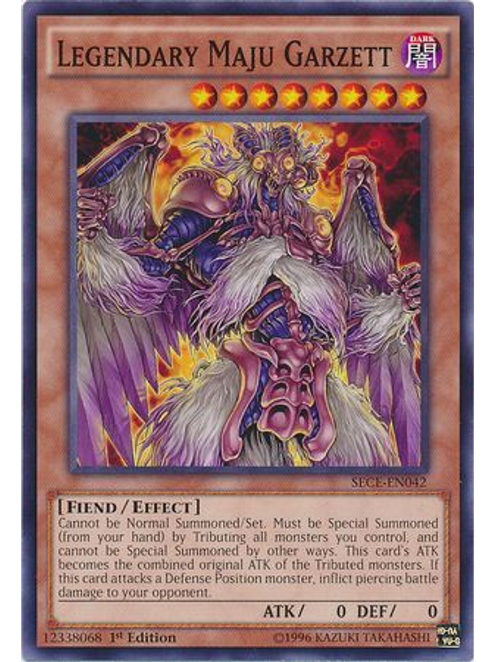 Legendary Maju Garzett - SECE-EN042 - Common 1st Edition 1