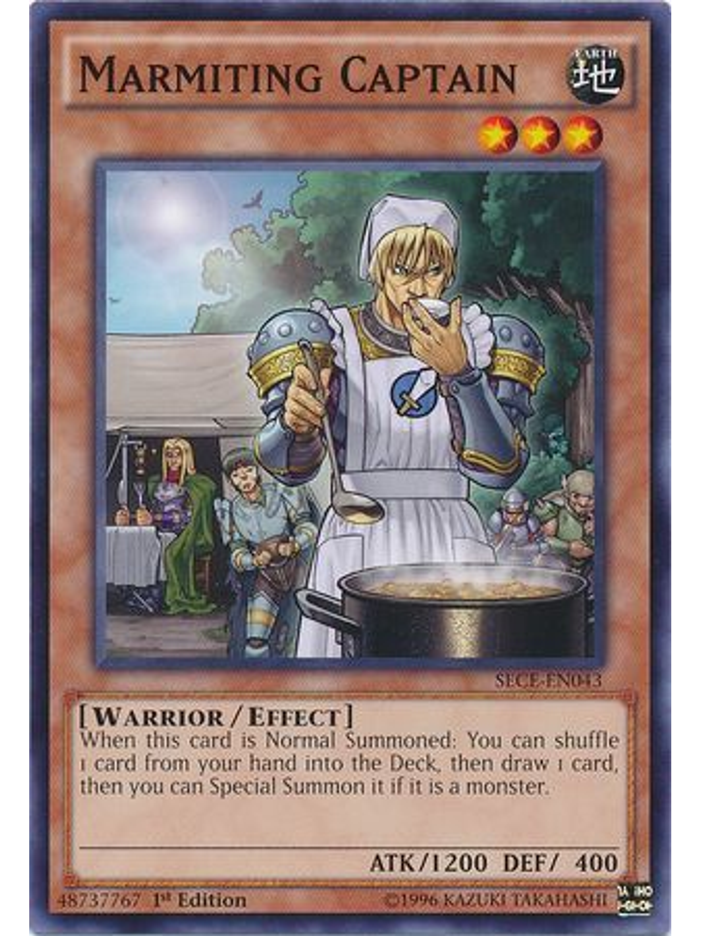 Marmiting Captain - SECE-EN043 - Common 1st Edition 1
