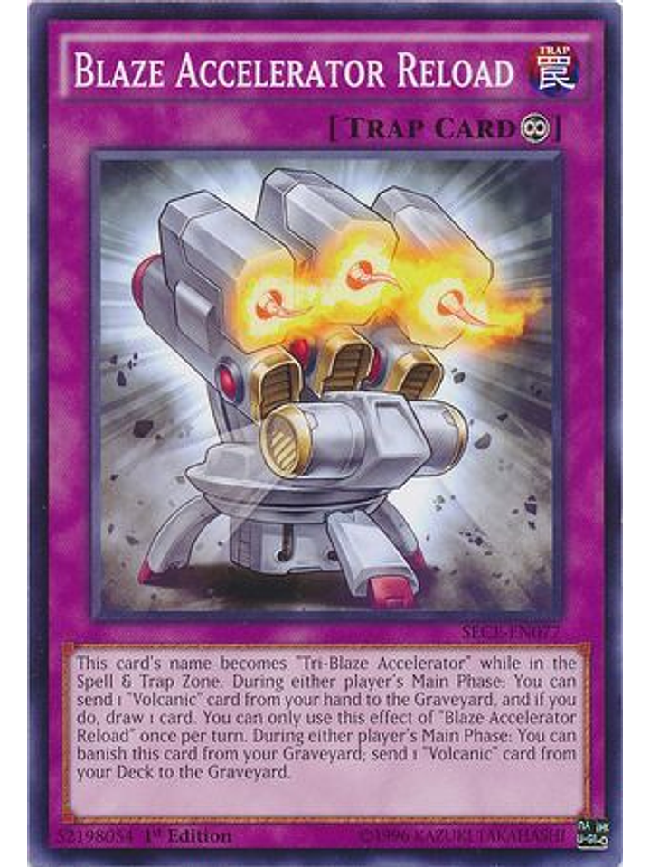 Blaze Accelerator Reload - SECE-EN077 - Common 1st Edition 1