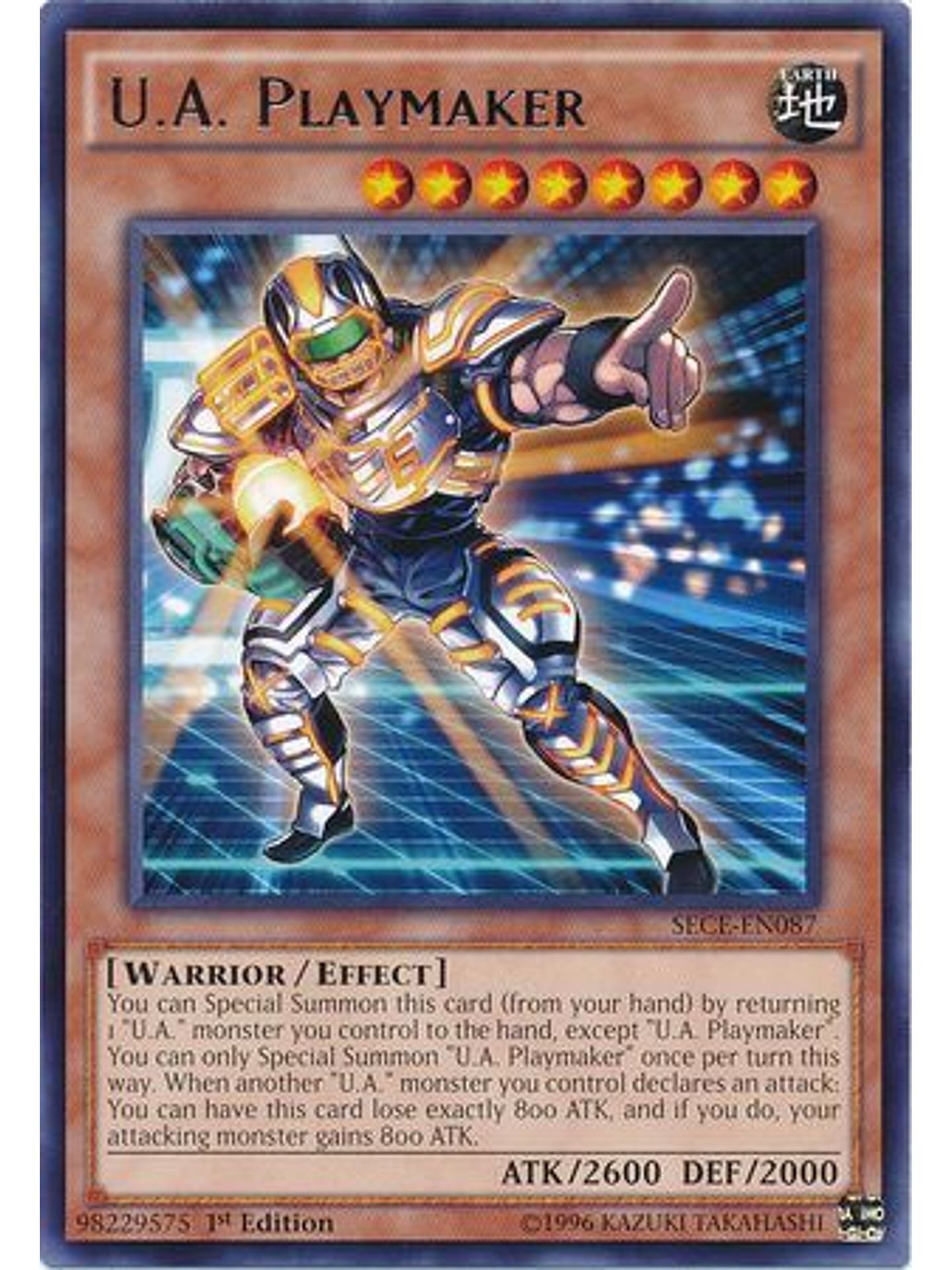 U.A. Playmaker - SECE-EN087 - Rare 1st Edition 1