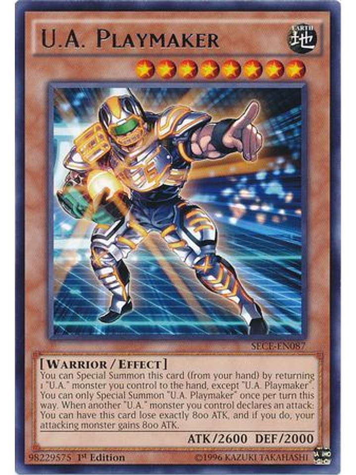 U.A. Playmaker - SECE-EN087 - Rare 1st Edition 1