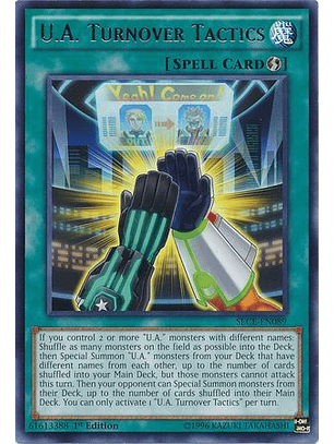 U.A. Turnover Tactics - SECE-EN089 - Rare 1st Edition