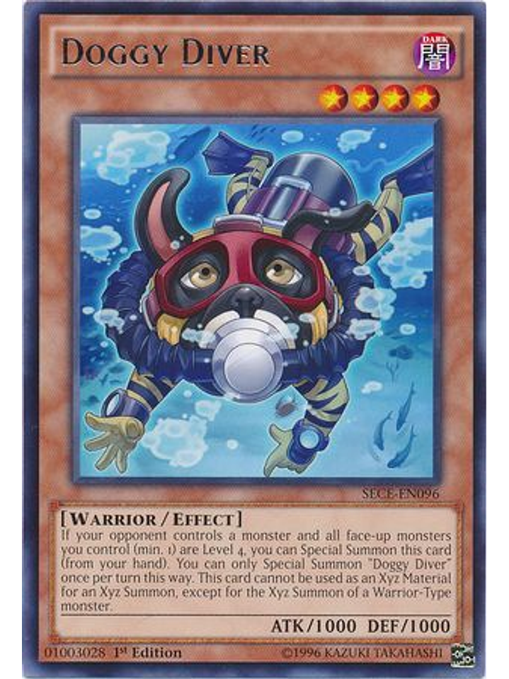 Doggy Diver - SECE-EN096 - Rare 1st Edition 1
