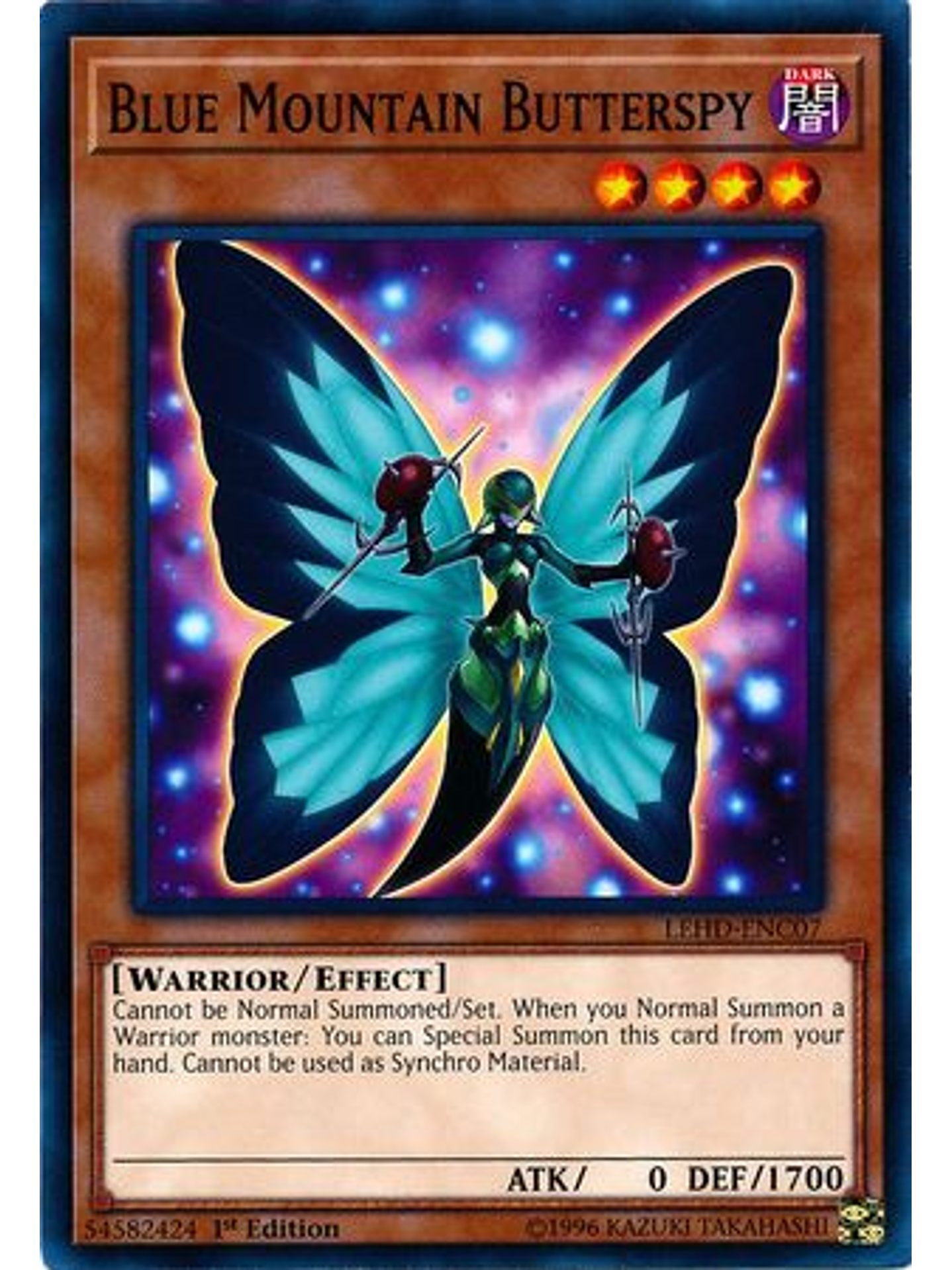 Blue Mountain Butterspy - LEHD-ENC07 - Common 1st Edition 1