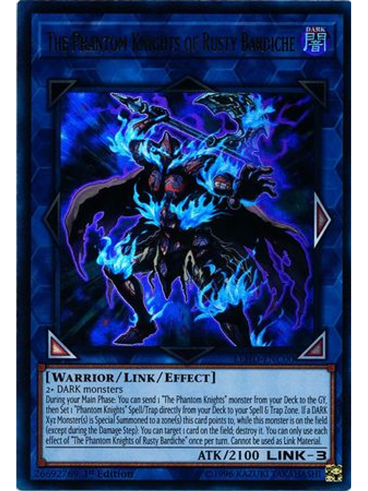 The Phantom Knights of Rusty Bardiche - LEHD-ENC00 - Ultra Rare 1st Edition 1