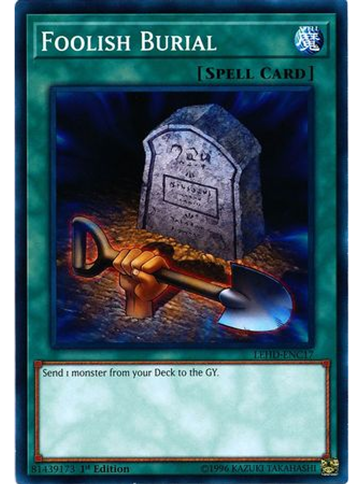 Foolish Burial - LEHD-ENC17 - Common 1st Edition 1