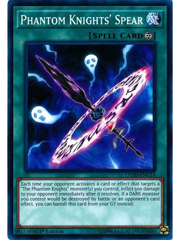 Phantom Knights' Spear - LEHD-ENC14 - Common 1st Edition 2