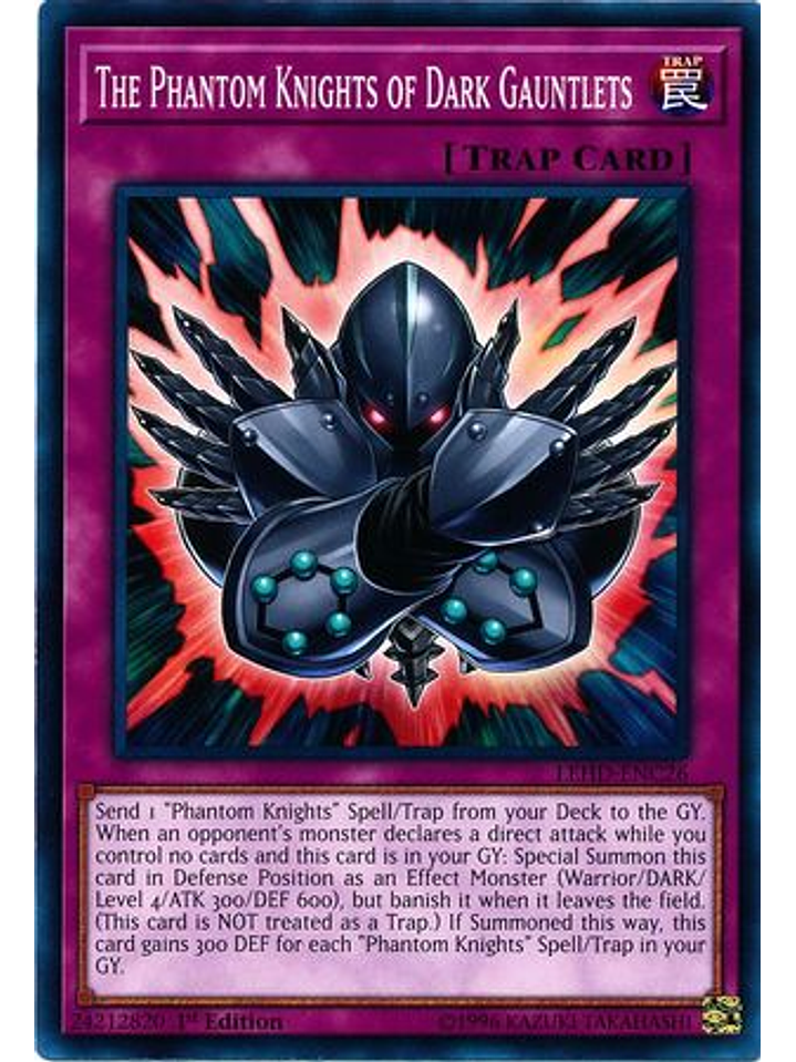 The Phantom Knights of Dark Gauntlets - LEHD-ENC26 - Common 1st Edition 2