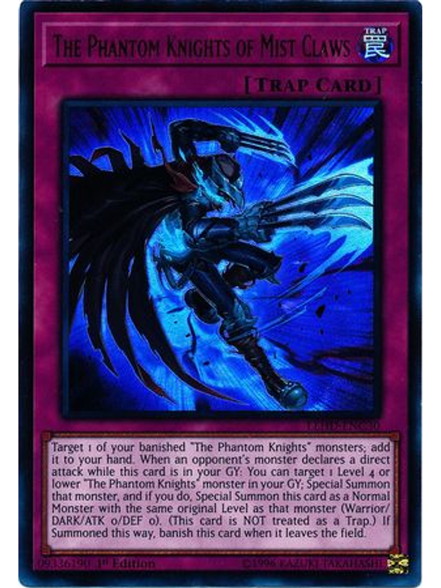 The Phantom Knights of Mist Claws - LEHD-ENC30 - Ultra Rare 1st Edition 1