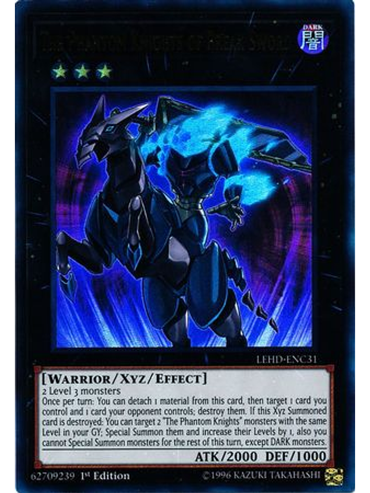 The Phantom Knights of Break Sword - LEHD-ENC31 - Ultra Rare 1st Edition 1