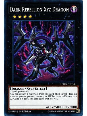Dark Rebellion Xyz Dragon - LEHD-ENC33 - Common 1st Edition