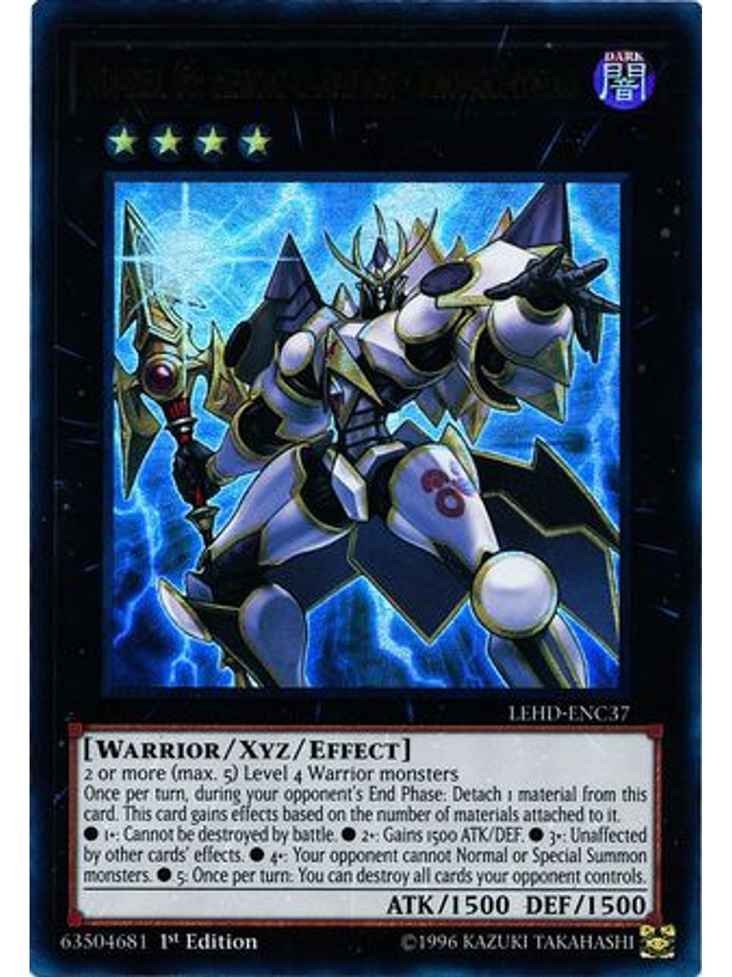 Number 86: Heroic Champion - Rhongomyniad - LEHD-ENC37 - Ultra Rare 1st Edition 1