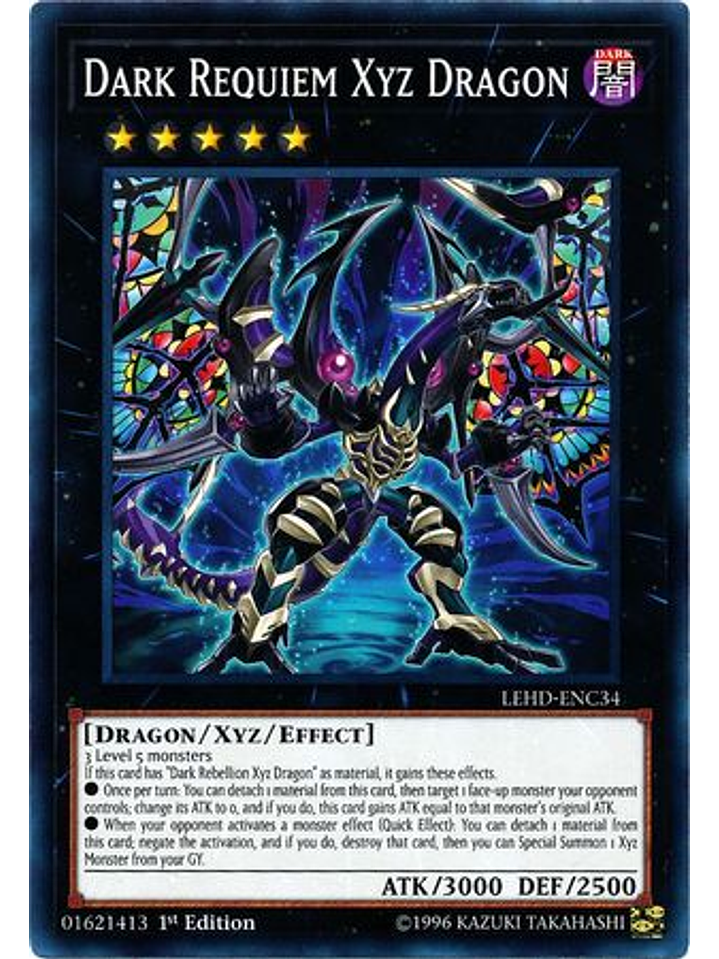 Dark Requiem Xyz Dragon - LEHD-ENC34 - Common 1st Edition 2