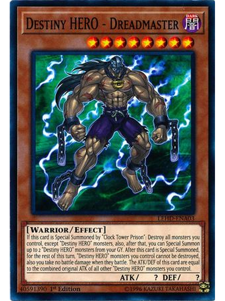 Destiny HERO - Dreadmaster - LEHD-ENA03 - Common 1st Edition 1