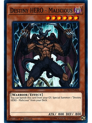 Destiny HERO - Malicious - LEHD-ENA04 - Common 1st Edition