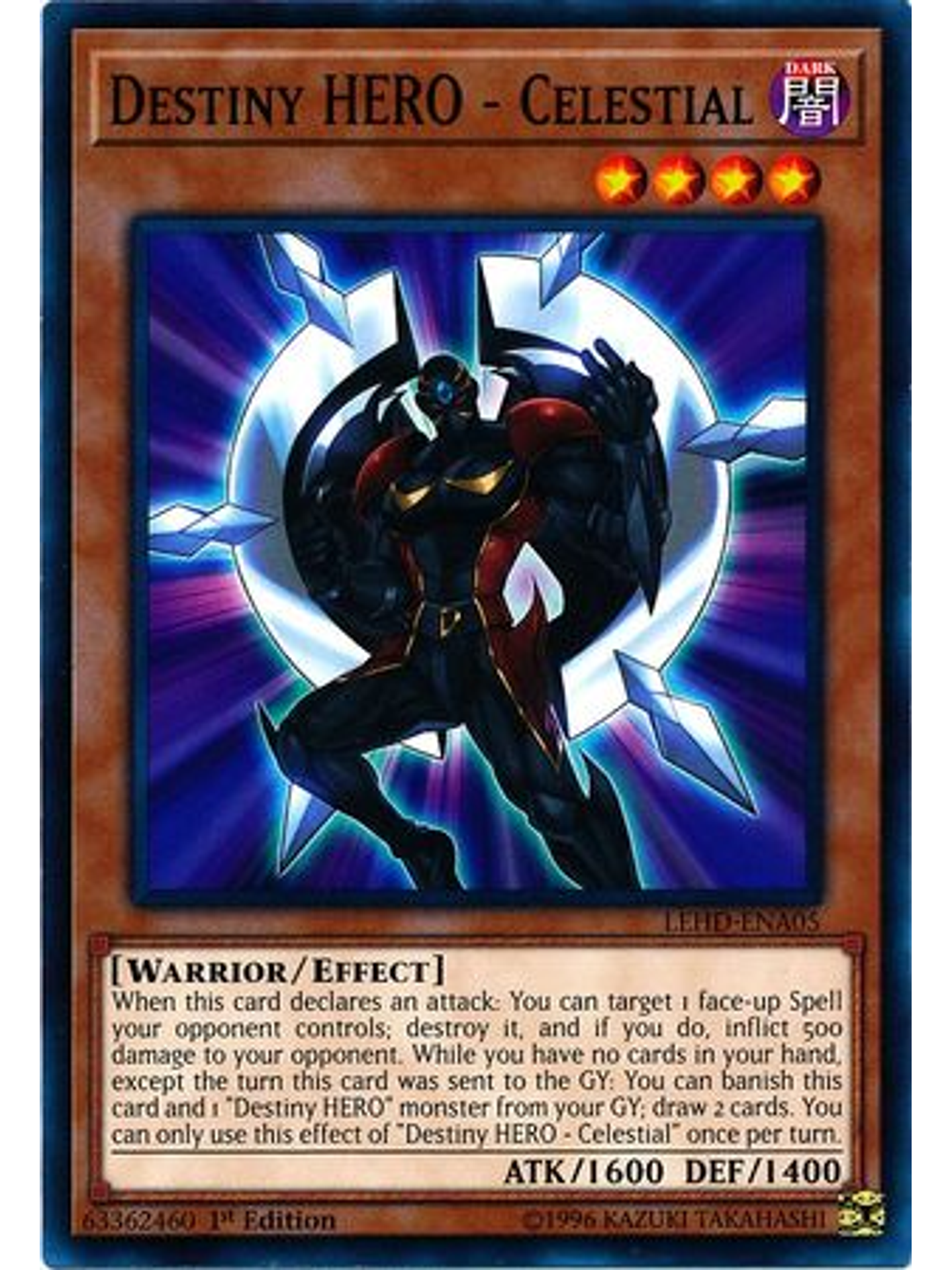 Destiny HERO - Celestial - LEHD-ENA05 - Common 1st Edition 1