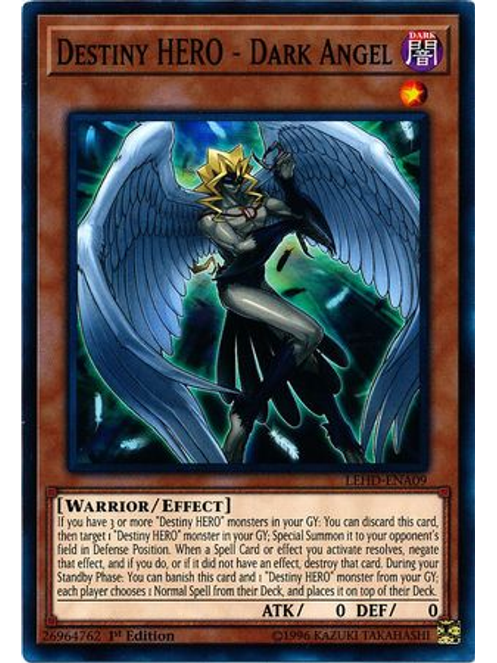Destiny HERO - Dark Angel - LEHD-ENA09 - Common 1st Edition 1