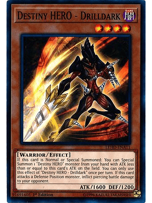 Destiny HERO - Drilldark - LEHD-ENA11 - Common 1st Edition