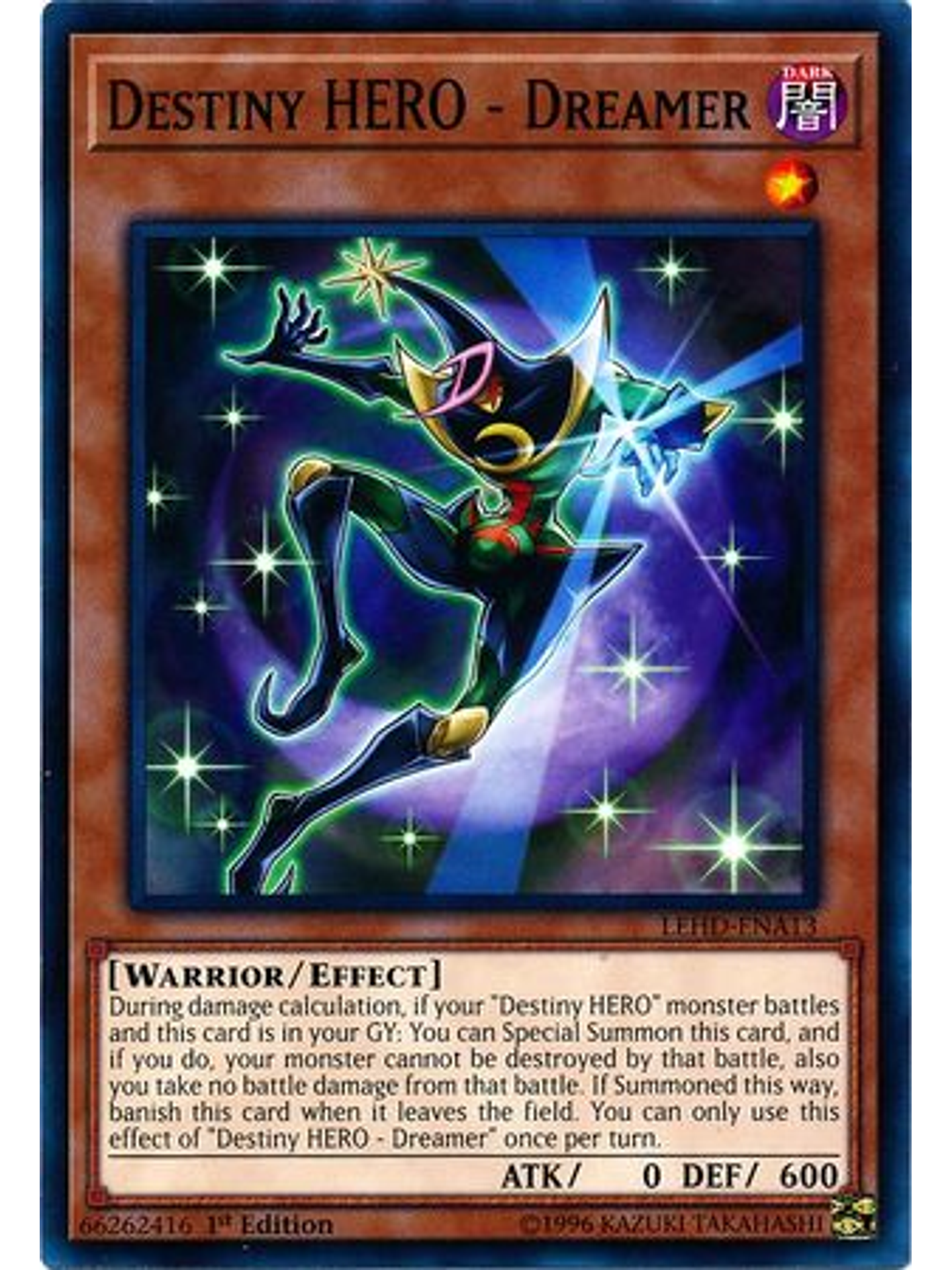 Destiny HERO - Dreamer - LEHD-ENA13 - Common 1st Edition 1