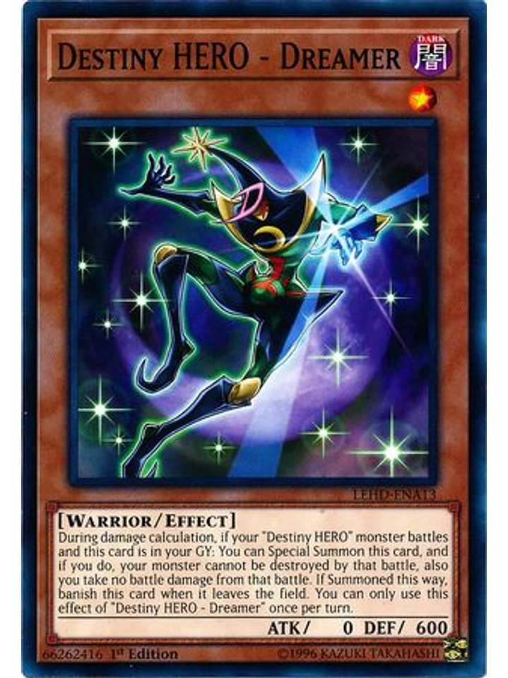 Destiny HERO - Dreamer - LEHD-ENA13 - Common 1st Edition 1