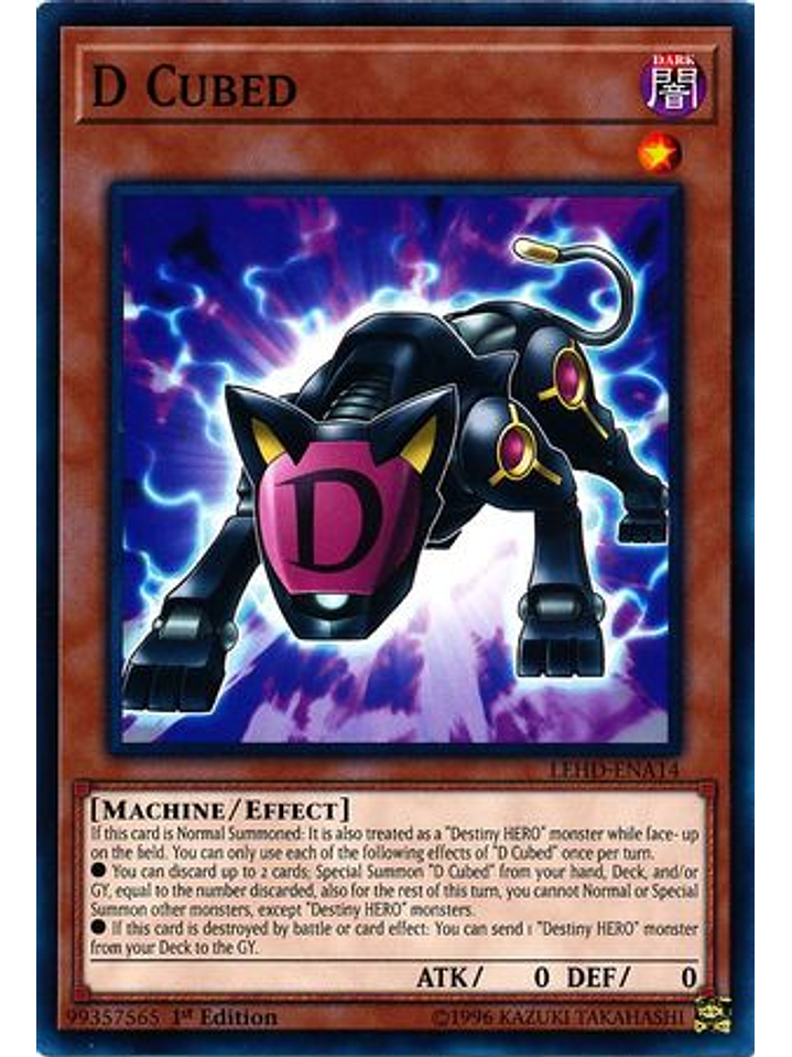 D Cubed - LEHD-ENA14 - Common 1st Edition 1