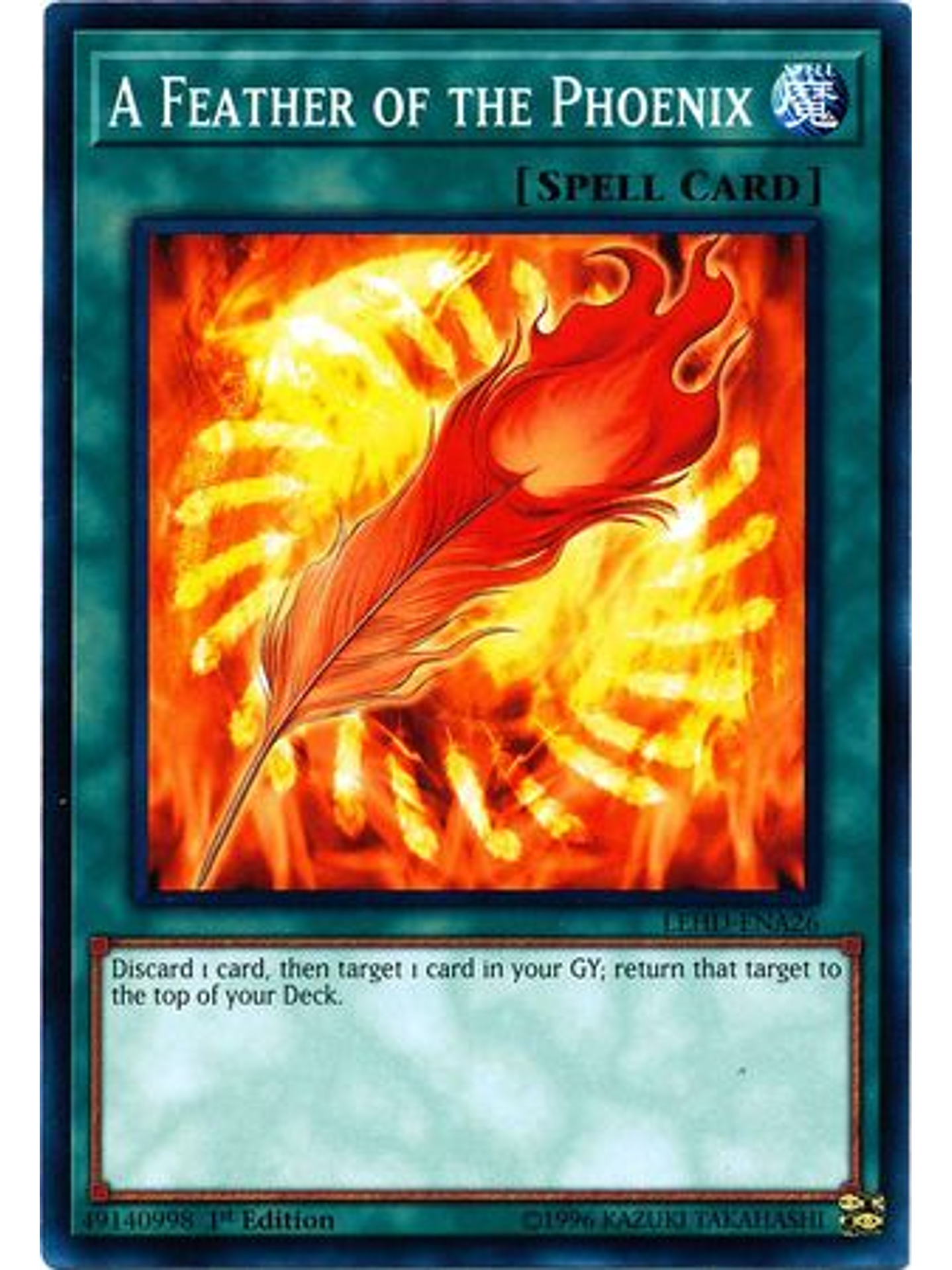 A Feather of the Phoenix - LEHD-ENA26 - Common 1st Edition 1