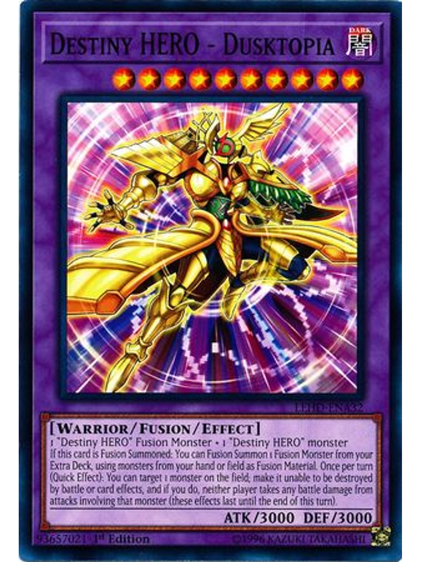 Destiny HERO - Dusktopia - LEHD-ENA32 - Common 1st Edition 1