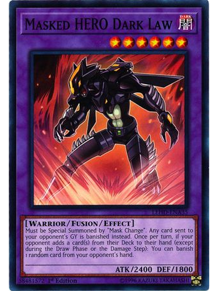 Masked HERO Dark Law - LEHD-ENA35 - Common 1st Edition 1