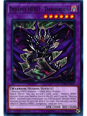 Destiny HERO - Dangerous - LEHD-ENA34 - Common 1st Edition