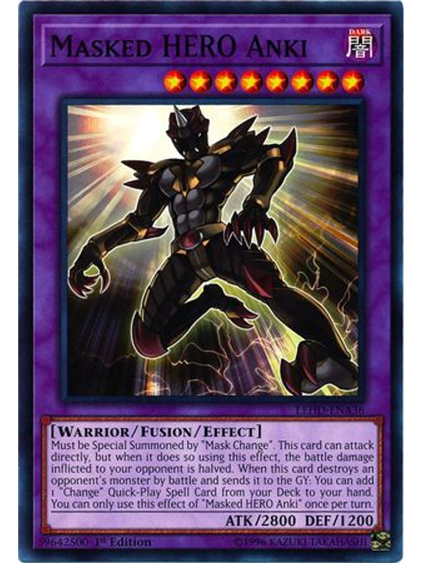 Masked HERO Anki - LEHD-ENA36 - Common 1st Edition 1