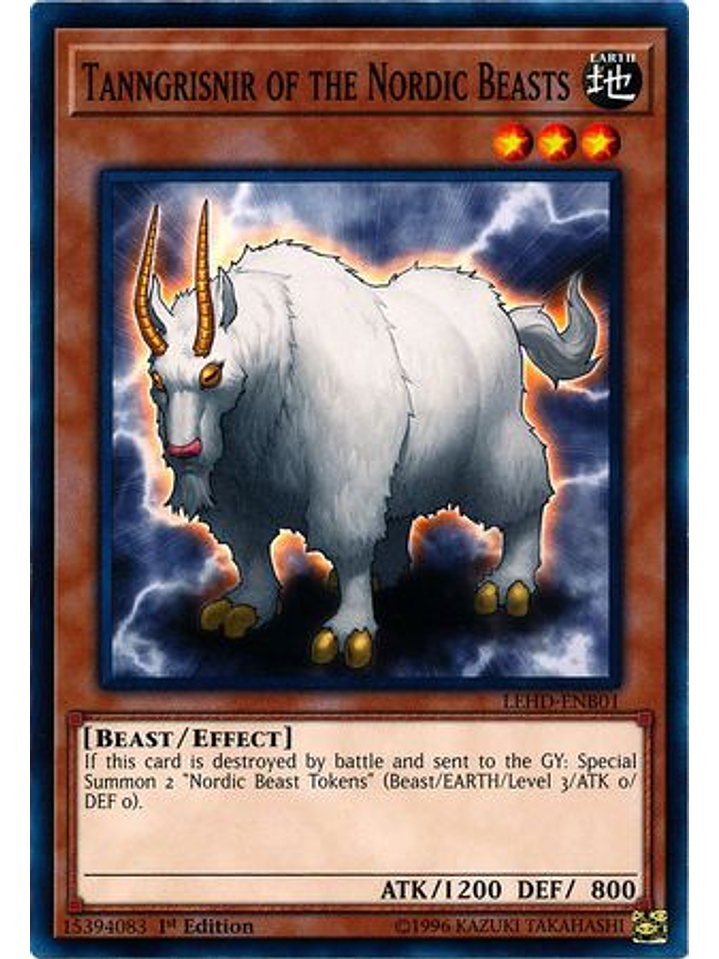 Tanngrisnir of the Nordic Beasts - LEHD-ENB01 - Common 1st Edition 1