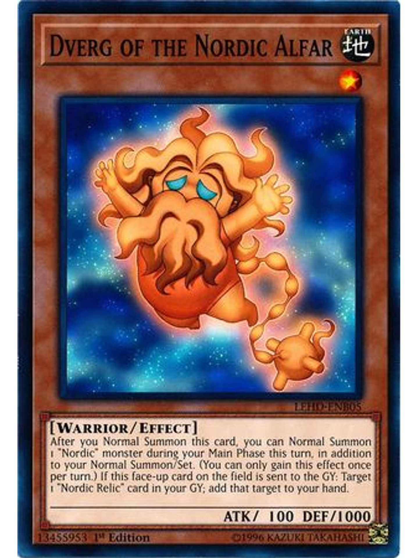 Dverg of the Nordic Alfar - LEHD-ENB05 - Common 1st Edition 1