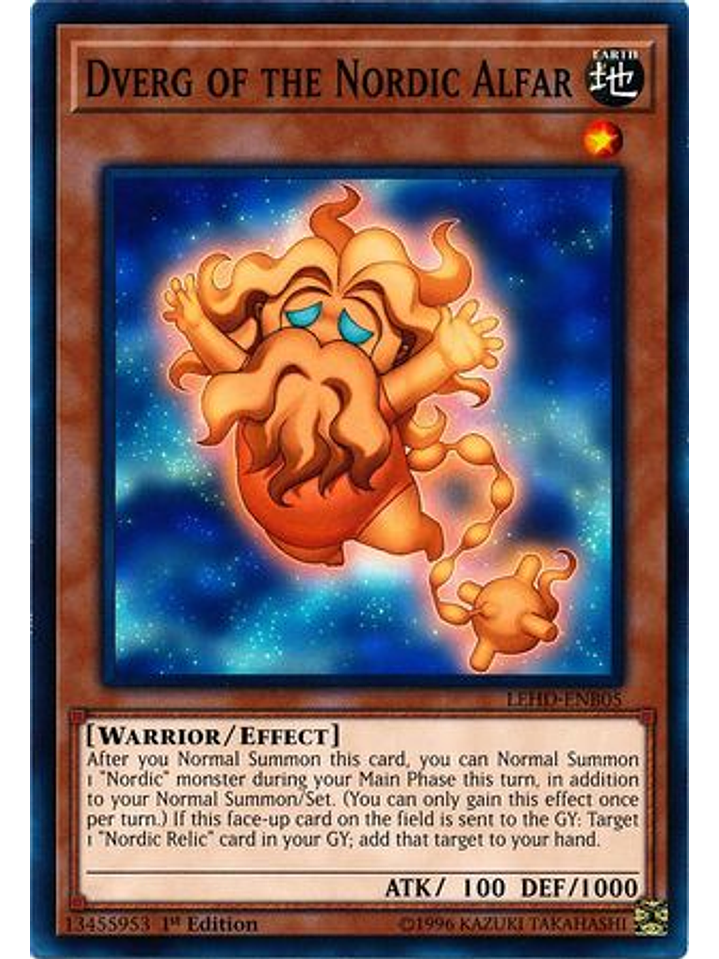 Dverg of the Nordic Alfar - LEHD-ENB05 - Common 1st Edition 1