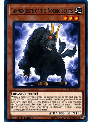 Tanngnjostr of the Nordic Beasts - LEHD-ENB02 - Common 1st Edition