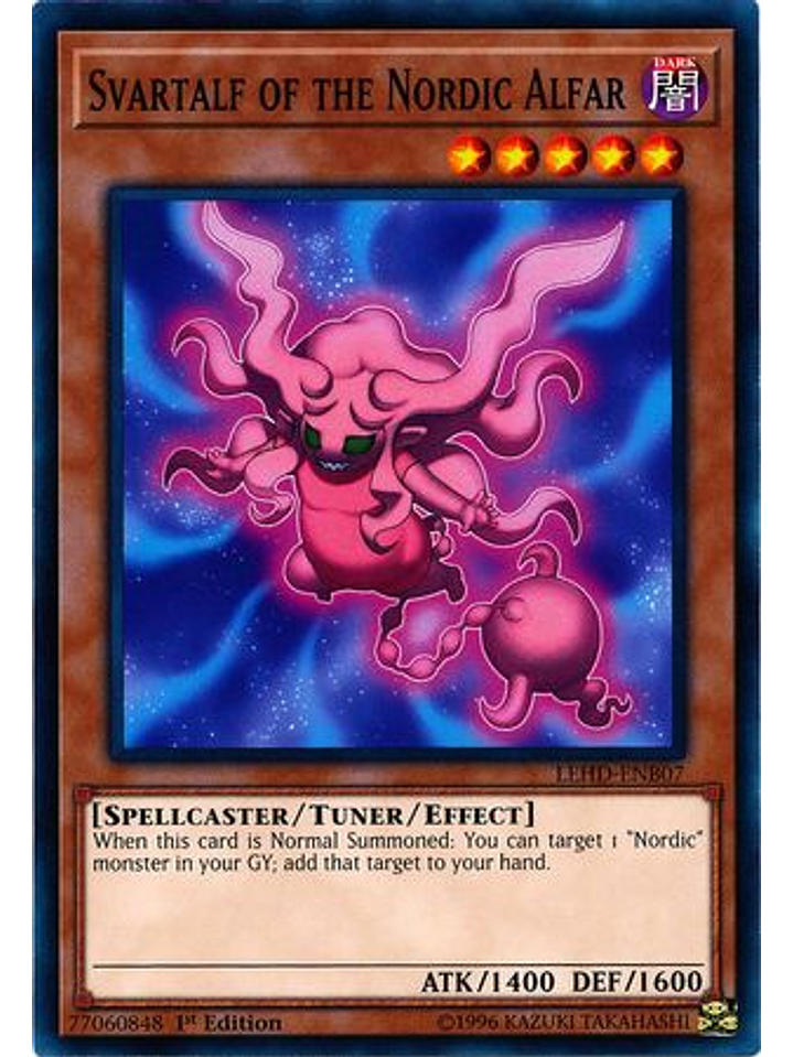 Svartalf of the Nordic Alfar - LEHD-ENB07 - Common 1st Edition 1