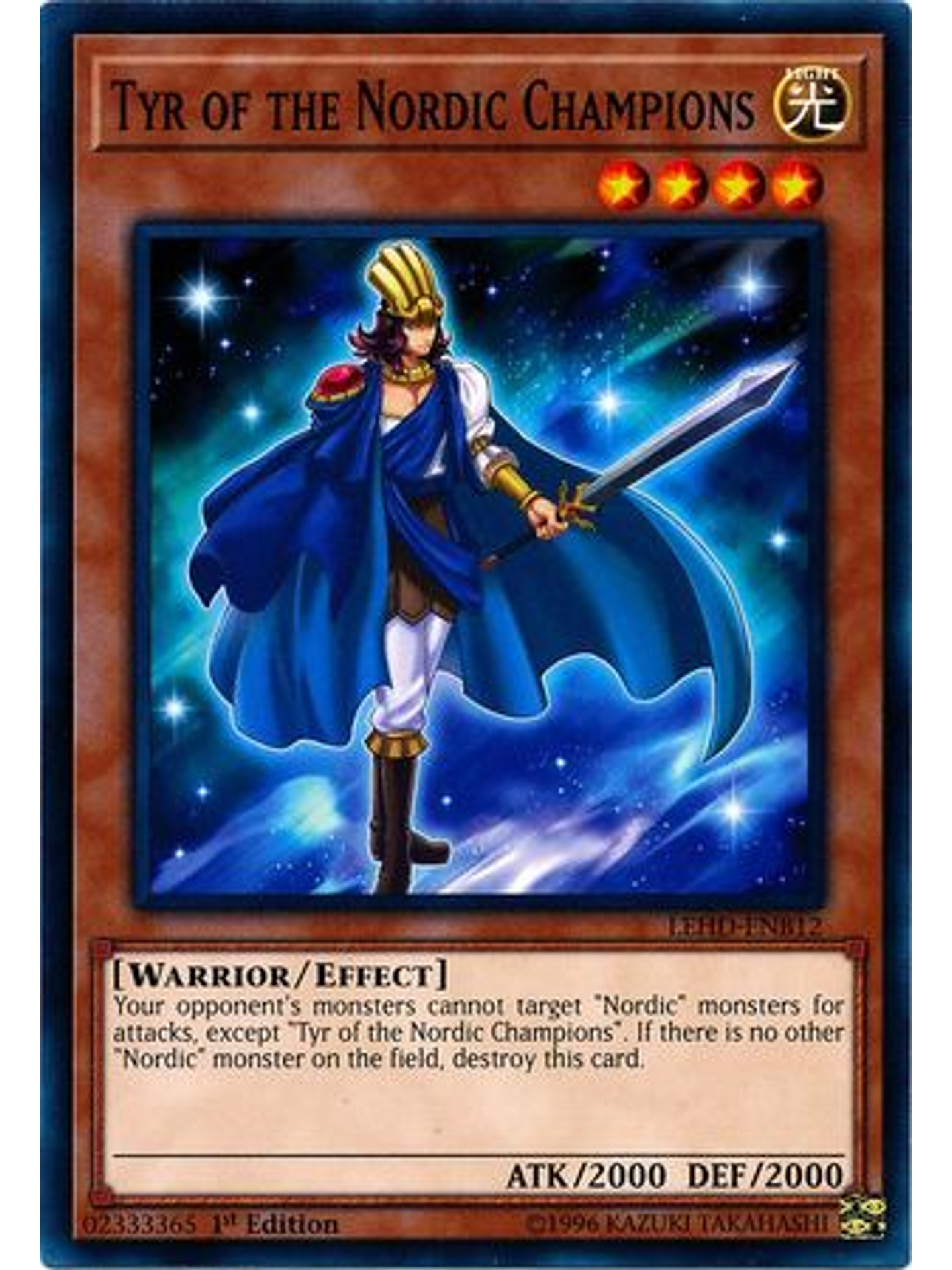 Tyr of the Nordic Champions - LEHD-ENB12 - Common 1st Edition 1