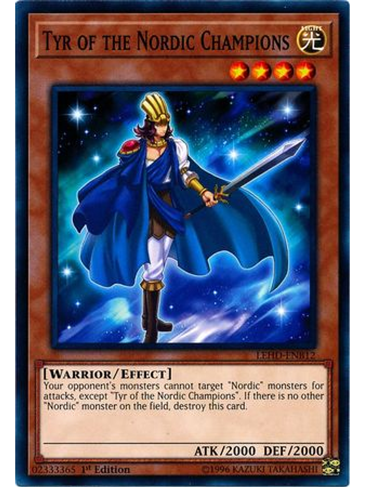 Tyr of the Nordic Champions - LEHD-ENB12 - Common 1st Edition 1