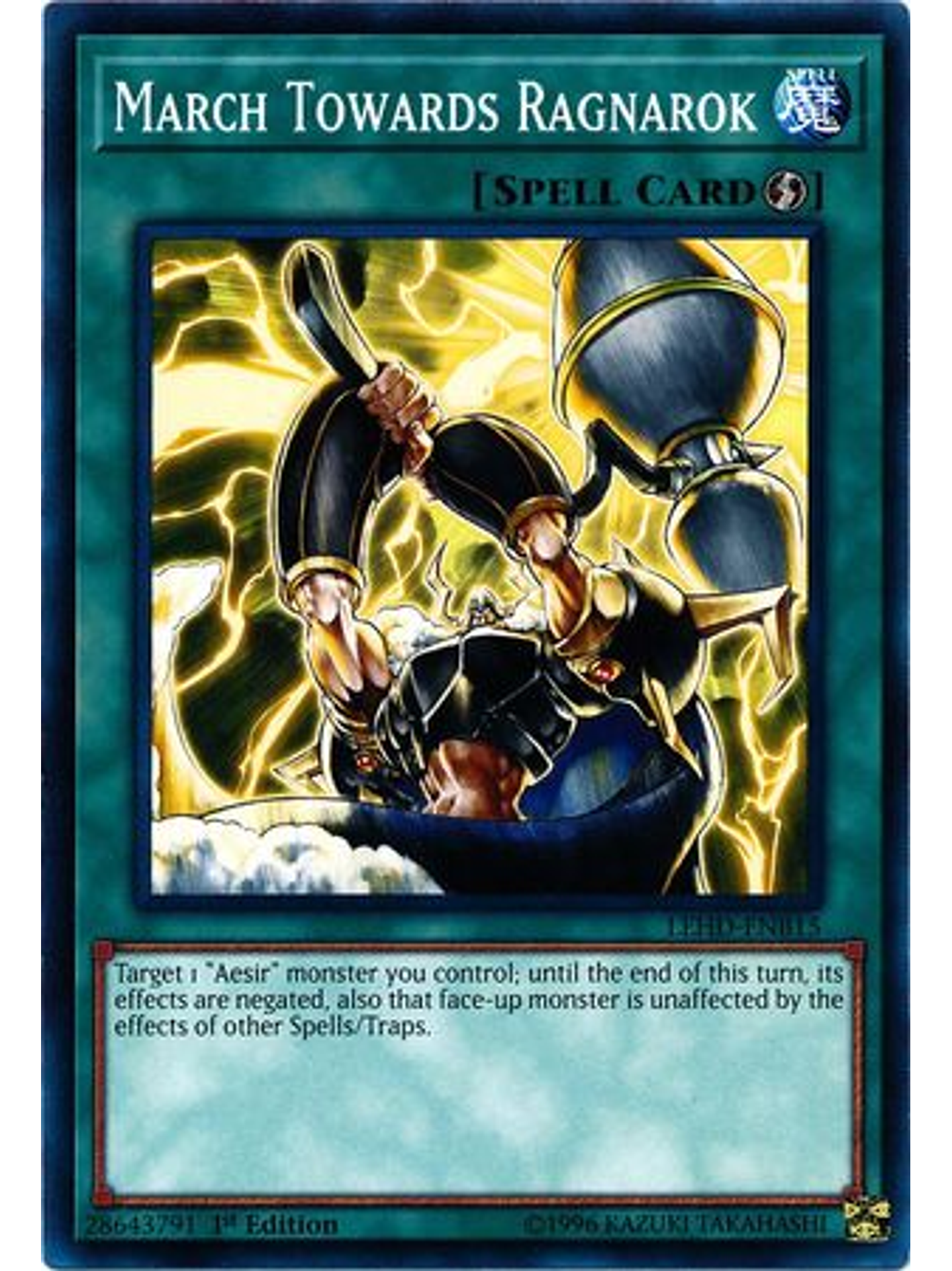 March Towards Ragnarok - LEHD-ENB15 - Common 1st Edition 1