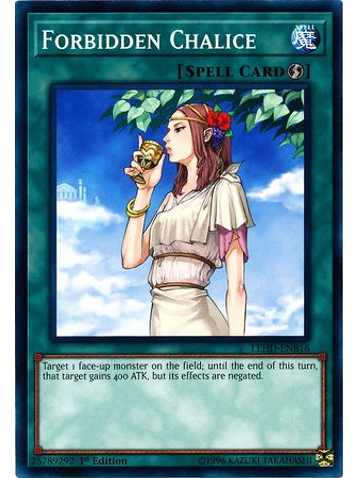 Forbidden Chalice - LEHD-ENB16 - Common 1st Edition 1