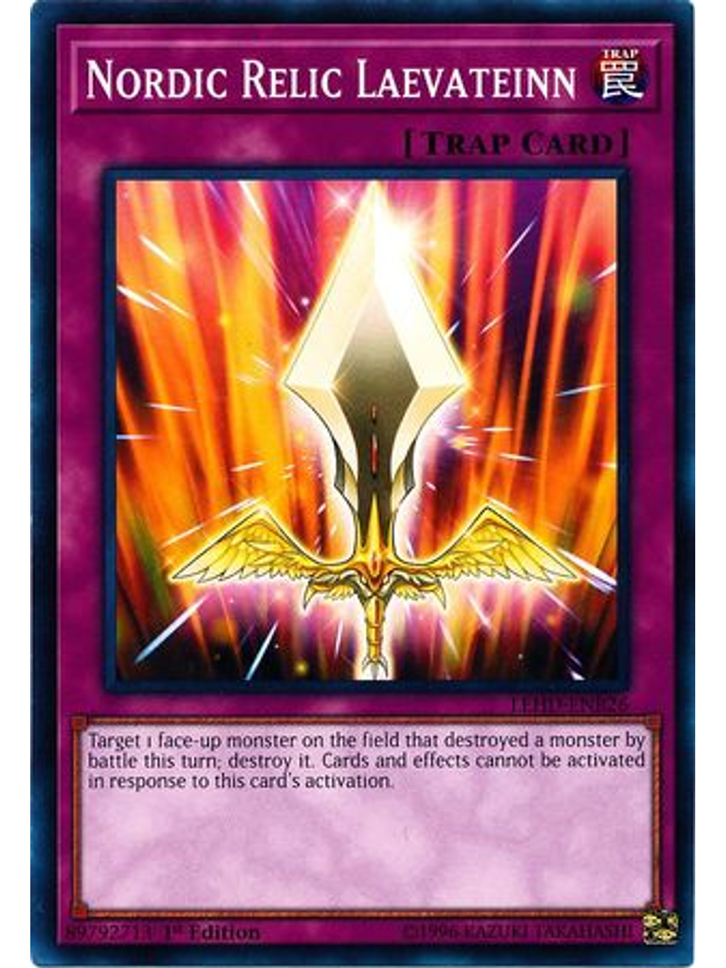 Nordic Relic Laevateinn - LEHD-ENB26 - Common 1st Edition 1