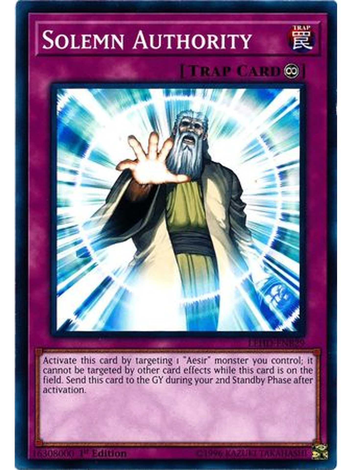 Solemn Authority - LEHD-ENB29 - Common 1st Edition 1