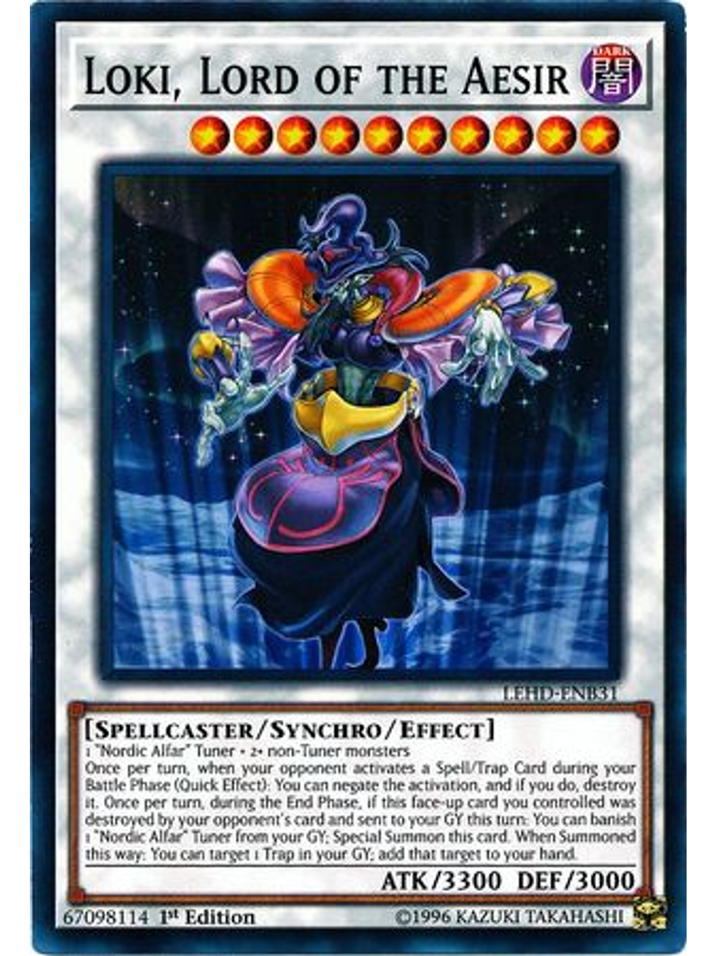 Loki, Lord of the Aesir - LEHD-ENB31 - Common 1st Edition 1