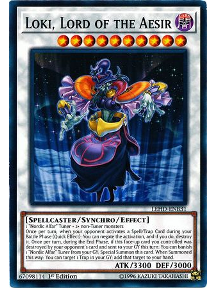 Loki, Lord of the Aesir - LEHD-ENB31 - Common 1st Edition 1