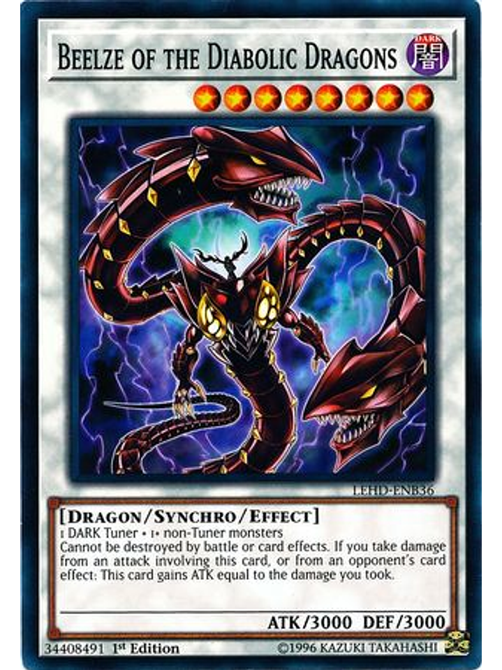 Beelze of the Diabolic Dragons - LEHD-ENB36 - Common 1st Edition 1