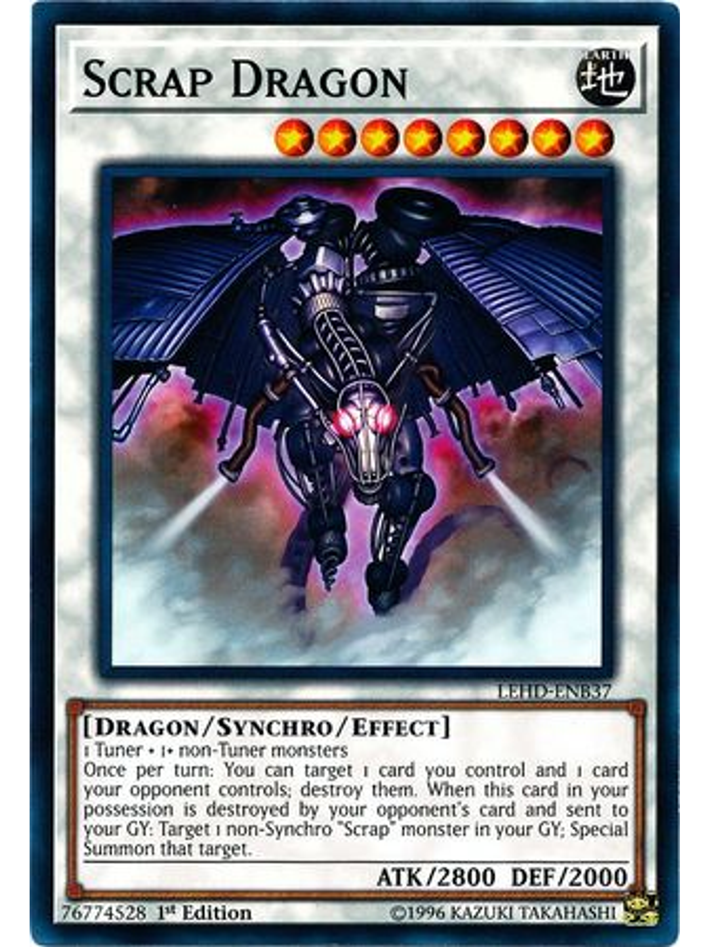 Scrap Dragon - LEHD-ENB37 - Common 1st Edition 1