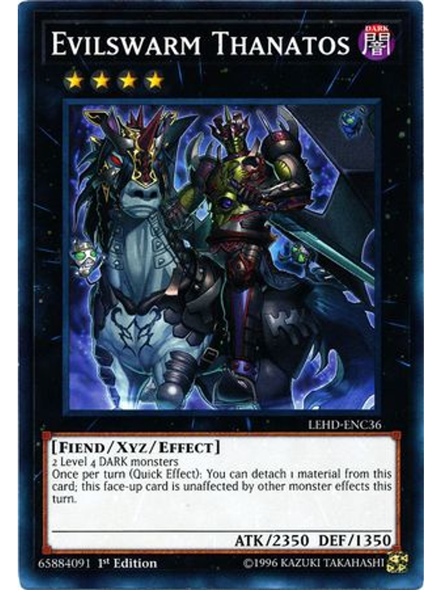 Evilswarm Thanatos - LEHD-ENC36 - Common 1st Edition 1