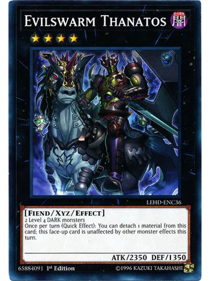 Evilswarm Thanatos - LEHD-ENC36 - Common 1st Edition 1