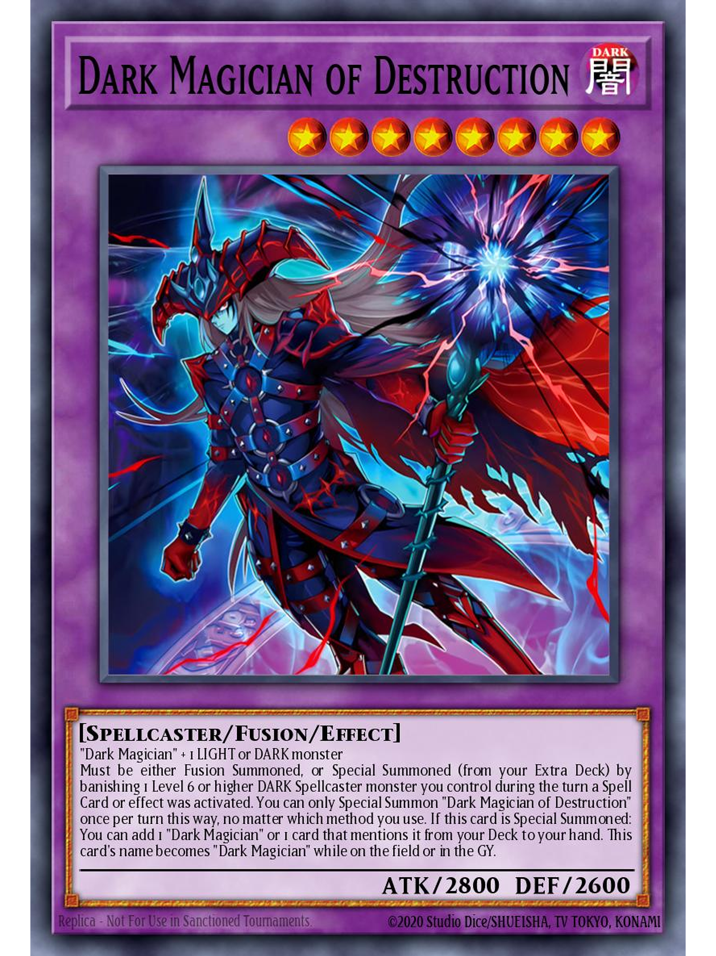 Dark Magician of Destruction - MZMU-EN011 - Secret Rare 1st Edition 1